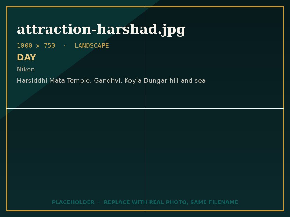 Harshad Mata Temple, Harsiddhi Mata at Gandhvi below Koyla Dungar, near Bhatiya